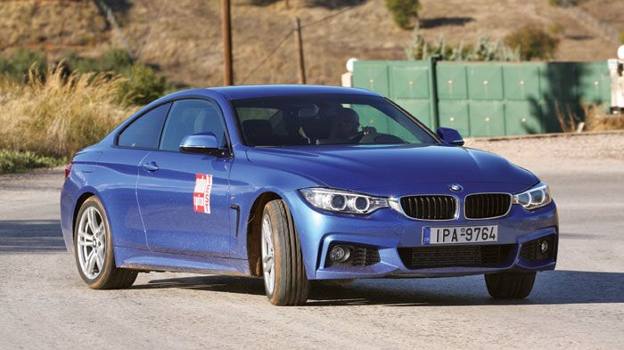 Η BMW 420i έχει μια πιο fun to drive συμπεριφορά, χαρακτηριστικό που ενισχύεται κι από την μετάδοση της κίνησης στον πίσω άξονα, αλλά και το γενικότερ